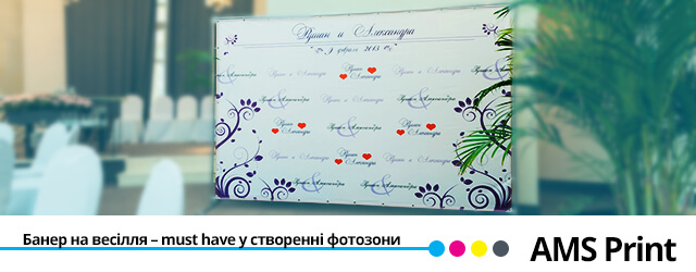 банер на весілля